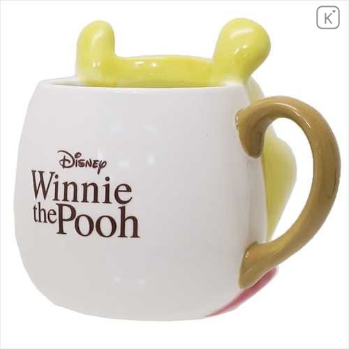 Japan Disney Die-cut 3D Face Mug - Winnie The Pooh - 4