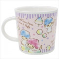 Japan Sanrio Pottery Mug - Little Twin Stars Pink - 2