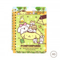 Sanrio A5 Twin Ring Notebook - Pompompurin - 1