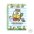 Sanrio A5 Twin Ring Notebook - Keroppi - 1