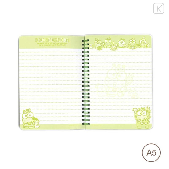 Sanrio A5 Twin Ring Notebook - Keroppi - 3