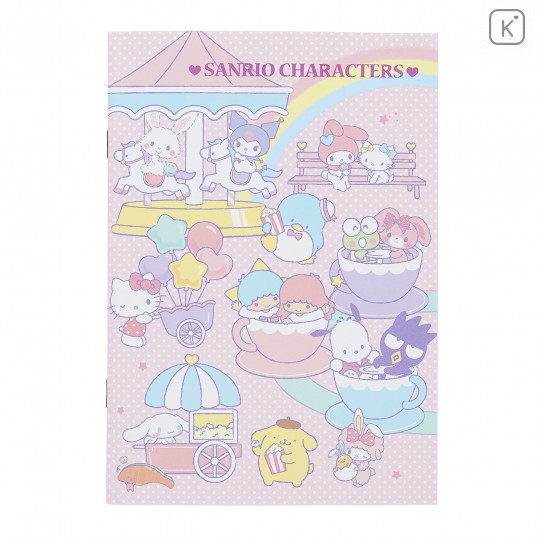 Japan Sanrio A5 Staple Notebook - Sanrio Characters - 1