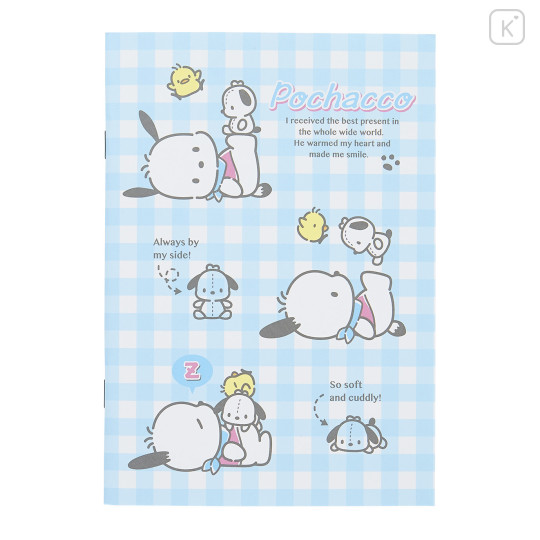 Japan Sanrio A5 Staple Notebook - Pochacco - 1