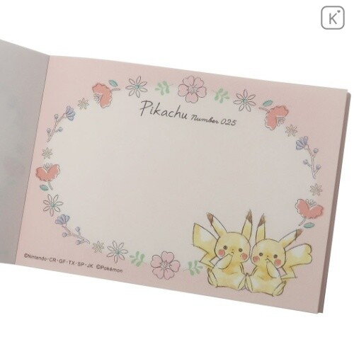 Japan Pokemon Mini Notepad - Pikachu Numbers 025 - 3