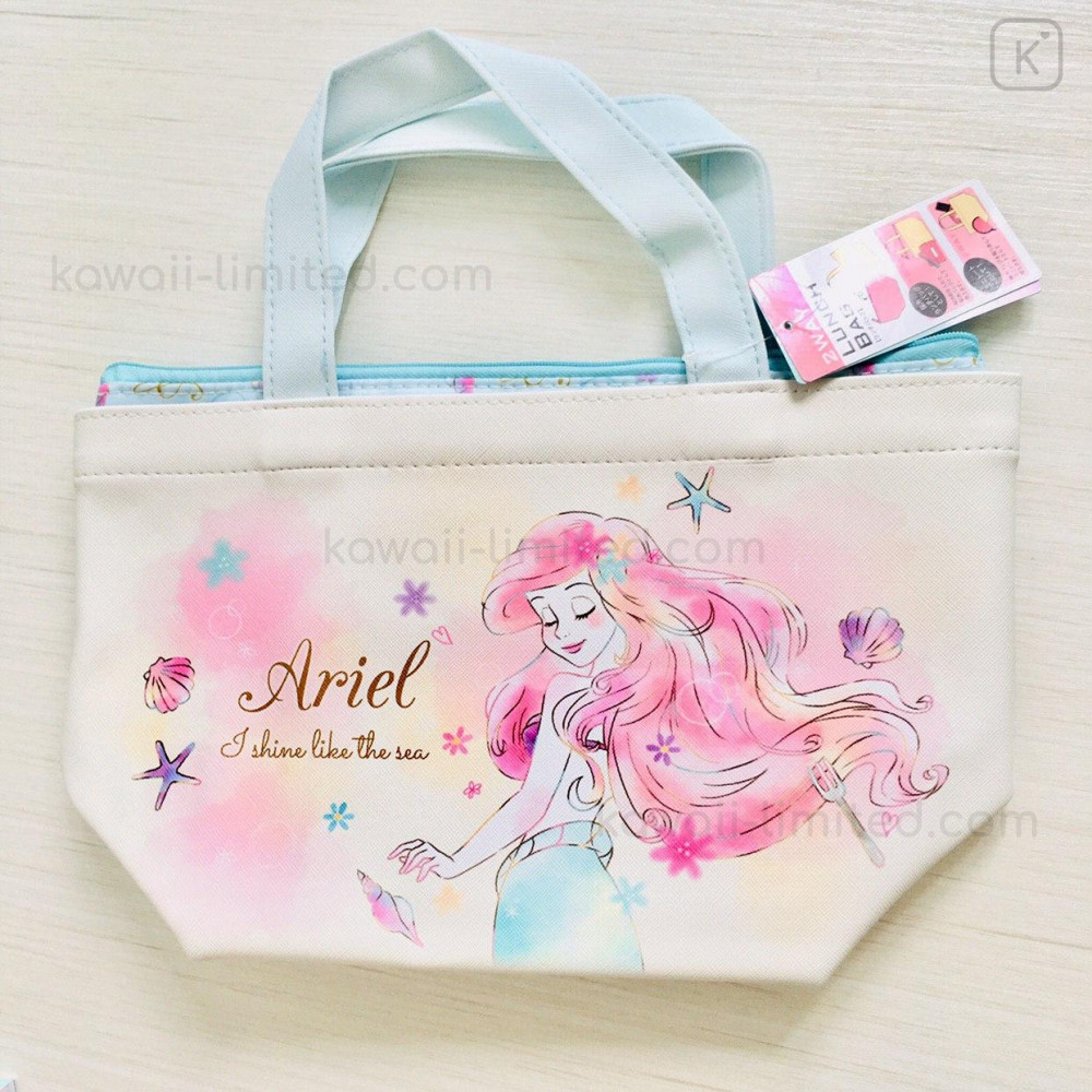 Ariel Zippered Pouch/Bag A7 Disney Store Japan