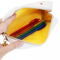 Japan Disney Makeup Pencil Bag Zipper Pouch - Winnie the Pooh & Piglet - 2