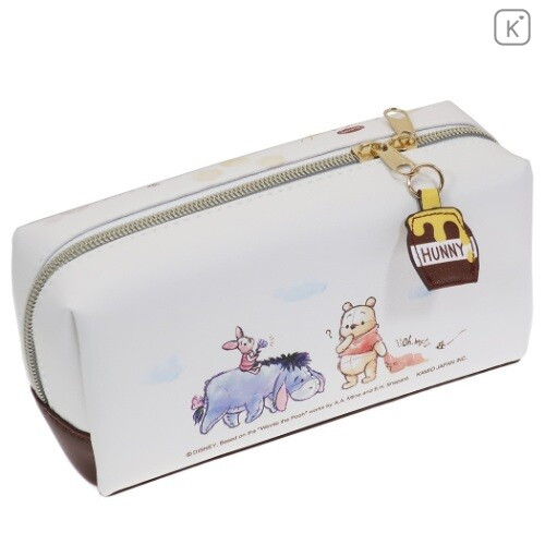 Details about   Disney Japan Winnie the Pooh Honey Zipper Pen Case Holder Pencil Bag Portable 