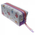 Japan Nintendo Zipper Makeup Stationery Pencil Bag Pouch - Kirby Pink White - 3