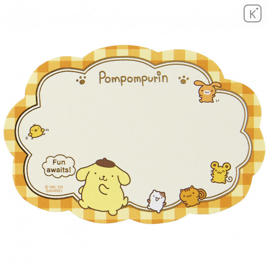 Japan Sanrio Message Card Set - Pompompurin - 4