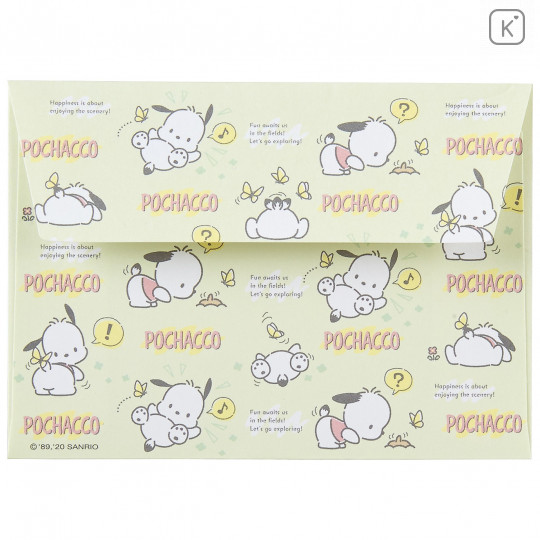 Japan Sanrio Message Card Set - Pochacco - 2