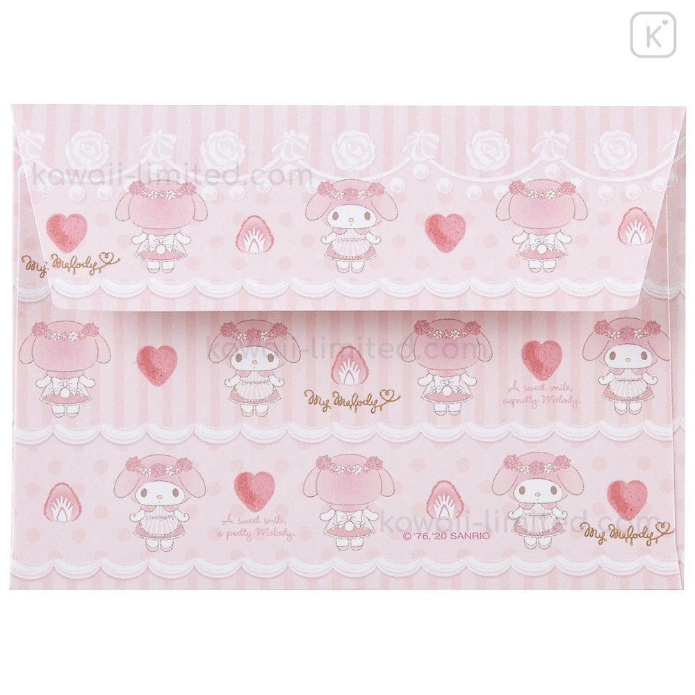 Japan Sanrio Letter Envelope Set My Melody Kawaii Limited