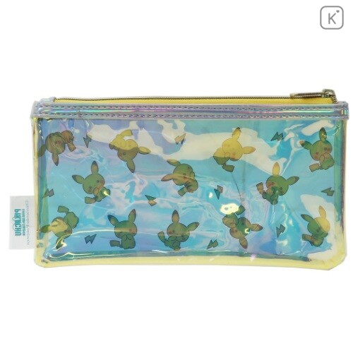 Japan Pokemon Pencil Bag Pouch - Clear Pikachu - 3