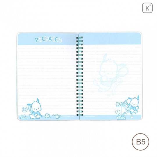 Sanrio B5 Twin Ring Notebook - Pochacco - 3