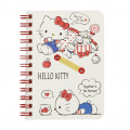 Japan Sanrio B7 Twin Ring Notebook - Hello Kitty - 1