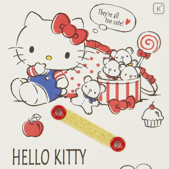 Japan Sanrio B7 Twin Ring Notebook - Hello Kitty - 2