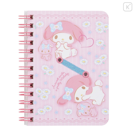 Japan Sanrio B7 Twin Ring Notebook - My Melody - 1