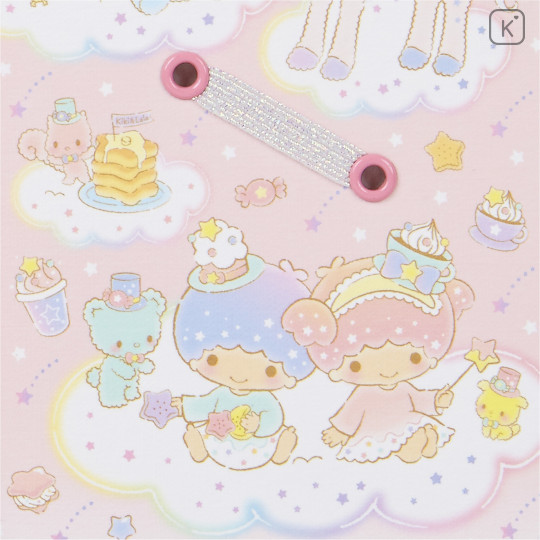 Japan Sanrio B7 Twin Ring Notebook - Little Twin Stars - 2