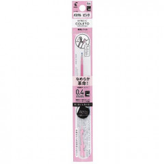 Japan Pilot Hi-Tec-C Coleto Pastel Color Series 0.4mm Gel Pen Refill - Pastel Pink #PP
