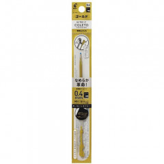 Japan Pilot Hi-Tec-C Coleto Metallic Color Series 0.4mm Gel Pen Refill - Gold #GD