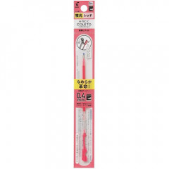 Japan Pilot Hi-Tec-C Coleto Fluorescent Color Series 0.4mm Gel Pen Refill - Fluorescent Red #KR