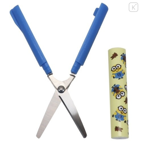 Japan Minions Stickyle Portable Scissors - Minions : Bob - 3