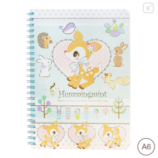 Sanrio A6 Twin Ring Notebook - Hummingmint - 1