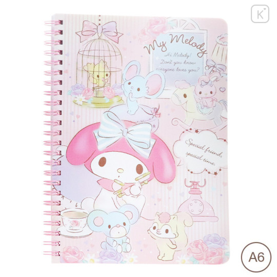 Sanrio A6 Twin Ring Notebook - My Melody - 1