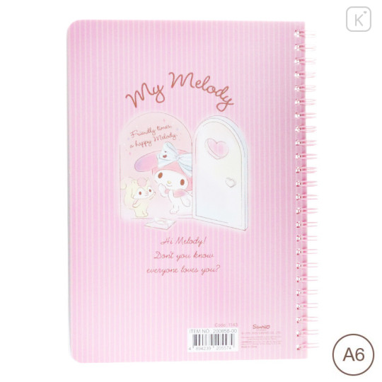 Sanrio A6 Twin Ring Notebook - My Melody - 2
