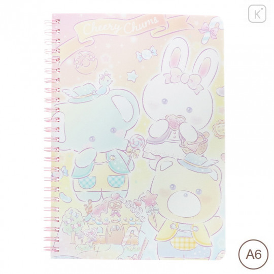 Sanrio A6 Twin Ring Notebook - Cheery Chums - 1