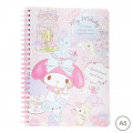 Sanrio A5 Twin Ring Notebook - My Melody - 1