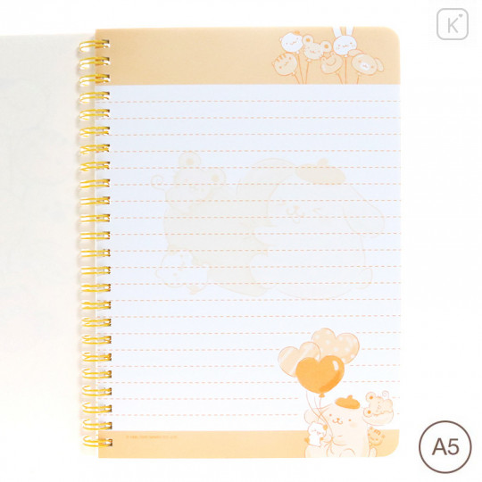 Sanrio A5 Twin Ring Notebook - Pompompurin - 3