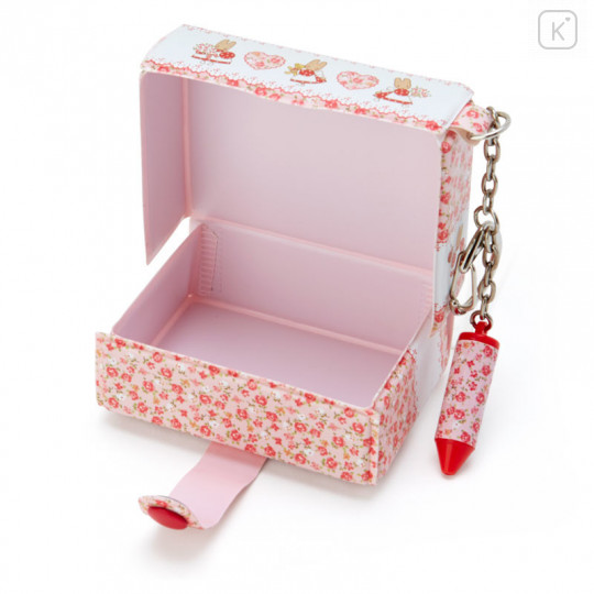 Japan Sanrio Mini Box Keychain - Marroncream - 3
