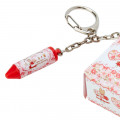 Japan Sanrio Mini Box Keychain - Marroncream - 6