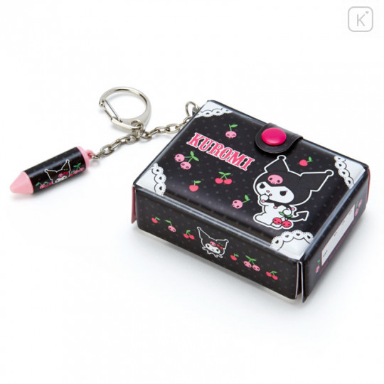 Japan Sanrio Mini Box Keychain - Kuromi - 1