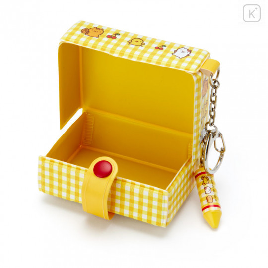 Japan Sanrio Mini Box Keychain - Pompompurin - 3