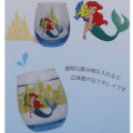 Japan Disney Princess Glasses Tumbler - Little Mermaid Ariel - 5
