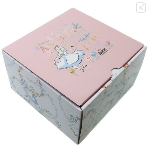 Japan Disney Pottery Mug & Plate Gift Set - Alice in Wonderland - 4