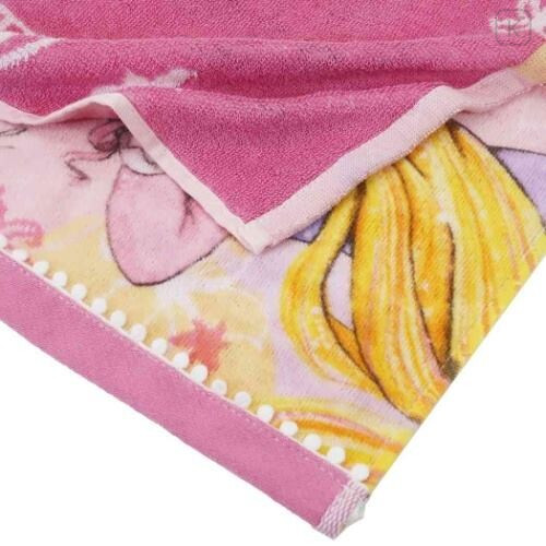 Japan Disney Fluffy Handkerchief Wash Towel - Rapunzel - 2