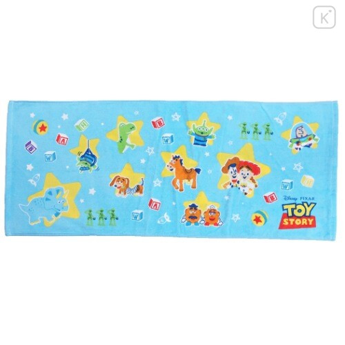 Japan Disney Fluffy Towel - Toy Story Sky Blue - 1