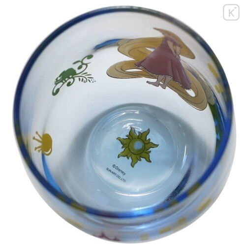 Japan Disney Princess Glass Tumbler - Rapunzel - 4