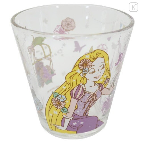 Japan Disney Glass Tumbler - Princess Rapunzel - 3