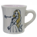 Japan Disney Princess Ceramic Mug - Sketch Rapunzel - 1