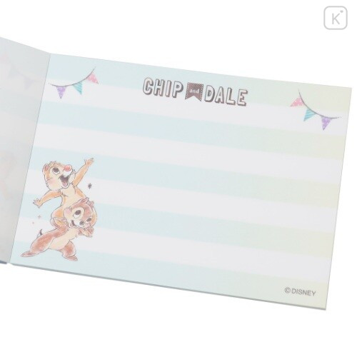 Japan Disney Mini Notepad - Chip & Dale Night - 3