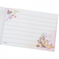 Japan Disney Mini Notepad - Chip & Dale White - 3