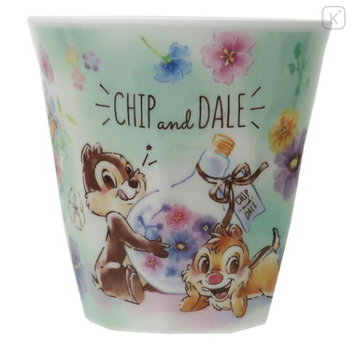 Japan Disney Acrylic Tumbler - Chip & Dale Green - 1
