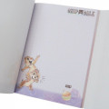 Japan Disney A6 Notepad with Cover - Chip & Dale - 4