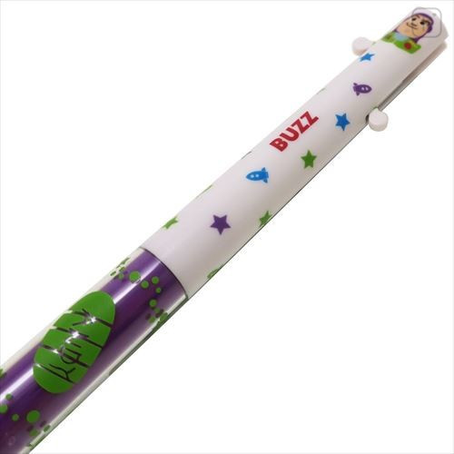 Japan Disney Two Color Mimi Pen - Buzz - 2