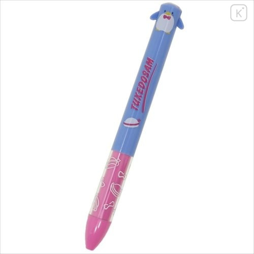 Japan Sanrio Two Color Mimi Pen - Tuxedosam - 1