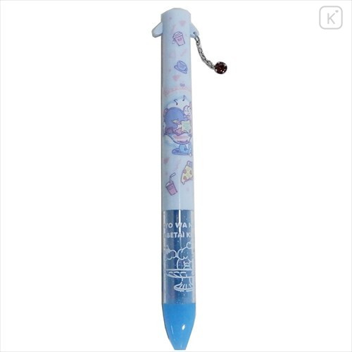Japan Sanrio Two Color Mimi Pen - Tuxedosam with Earrings - 1