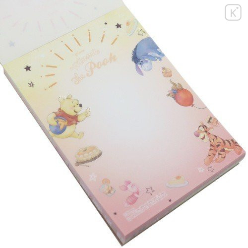Japan Disney Mini Notepad - Winnie the Pooh Picnic - 2